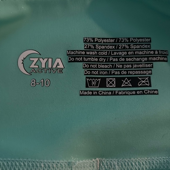 ZYIA active metallic light and tight 7/8 leggings - Picture 10 of 10